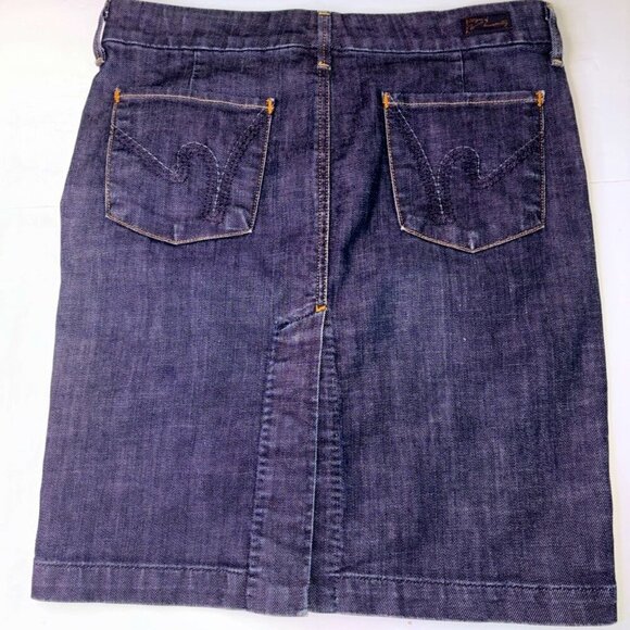 Women's Citizens of Humanity Denim Skirt Novak Stretch #358-085 - size 6/28 - Picture 1 of 9